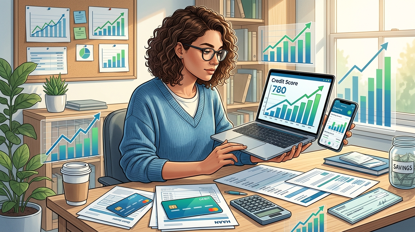 How credit scores and banking work